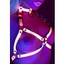 Open Cup Bra Harness Pink - 5