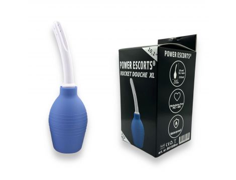 Irygator analny Rocket XL Power Escorts 330 ml niebieski - 2