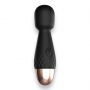 Mini wibrator wand Power Escorts silikonowy czarny USB 11,6 cm - 2