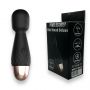 Mini wibrator wand Power Escorts silikonowy czarny USB 11,6 cm - 3