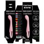 Wibrator punktu G Power Escorts silikonowy różowy 18 cm USB - 5