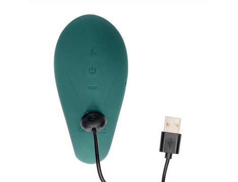 Wibrator ssący Innovation Twitch 3 silikonowy zielony USB - 5