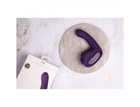 Wibrator punktu G Vive Riko fioletowy silikonowy USB - 13