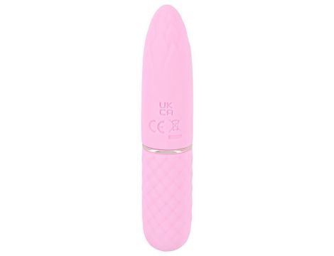 Mini wibrator Cuties silikonowy różowy USB 10,5 cm - 4