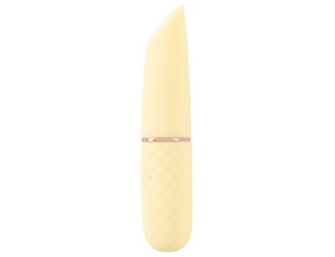 Mini wibrator Cuties silikonowy żółty USB 10,5 cm - 4