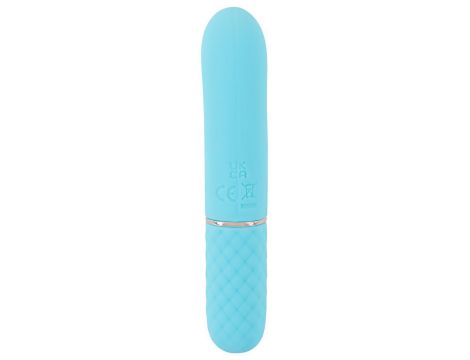 Mini wibrator Cuties niebieski silikonowy USB 11,8 cm - 5