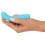 Mini wibrator Cuties niebieski silikonowy USB 11,8 cm - 8