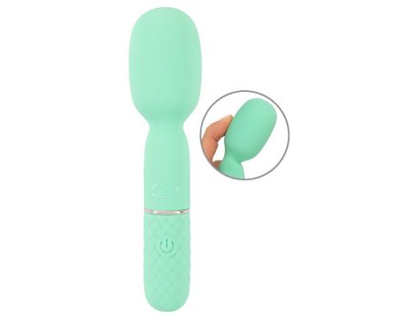 Wibrator mini Cuties zielony silikonowy USB 13 cm - 2