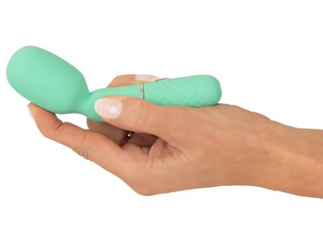 Wibrator mini Cuties zielony silikonowy USB 13 cm - 7