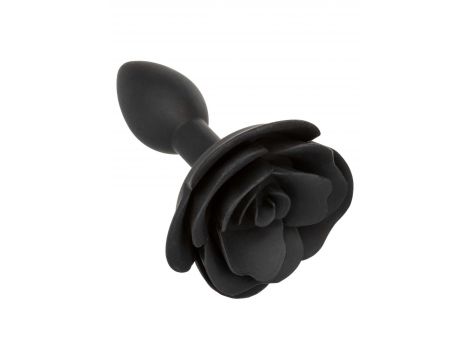 Korek analny Small Rose Calexotics czarny silikonowy