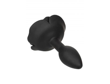 Korek analny Small Rose Calexotics czarny silikonowy - 5
