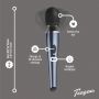 Masażer wibracyjny czarny Teazers Lightning - 11
