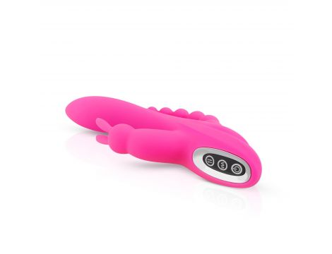 Podwójny wibrator króliczek Teazers USB 21 cm - 5