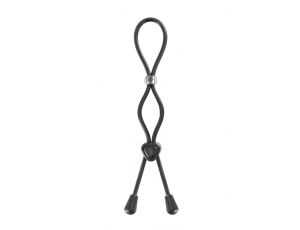 Pierścień erekcyjny regulowany podwójny silikonowy Blue Junker 38 cm