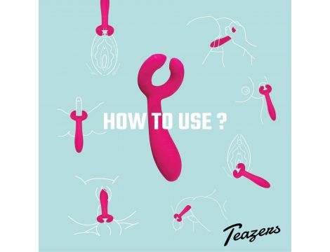 Wibrator podwójny dla par Teazers USB - 2