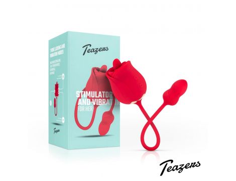 Stymulator łechtaczki Teazers Rose wibrujący USB 7 trybów