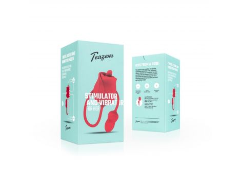 Stymulator łechtaczki Teazers Rose wibrujący USB 7 trybów - 7