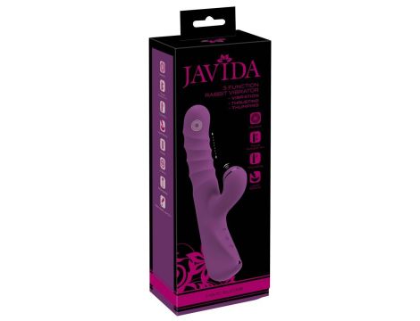 Wibrator króliczek Javida pchnący USB 24 cm