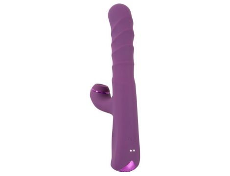 Wibrator króliczek Javida pchnący USB 24 cm - 5