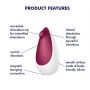 Wibrator Satisfyer Spot On 3 berry stymulator łechtaczki silikonowy USB - 3
