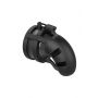 Pas cnoty ManCage Model 18 silikonowy Ballsplitter czarny 9 cm - 4