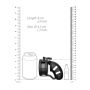 Pas cnoty ManCage Model 18 silikonowy Ballsplitter czarny 9 cm - 2