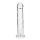Dildo żelowe RealRock przezroczyste z przyssawką 23 cm