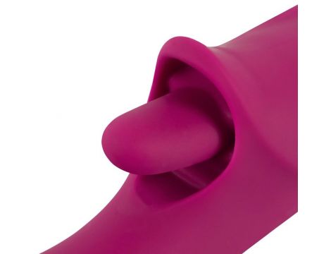 Wibrator Javida silikonowy z ruchomą stymulacją USB 22 cm - 8