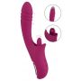 Wibrator Javida silikonowy z ruchomą stymulacją USB 22 cm - 3