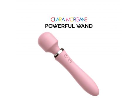 Masażer wand Clara Morgane różowy USB 21 cm