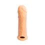 Przedłużka na penisa Real Extra Size bąbelkowa 15,5 cm - 4
