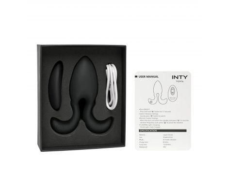 Wibrator analny INTY Toys Blade silikonowy USB z pilotem - 4