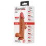 Dildo realistyczne Baile BURAQ zakrzywione super miękkie TPR 24 cm - 9