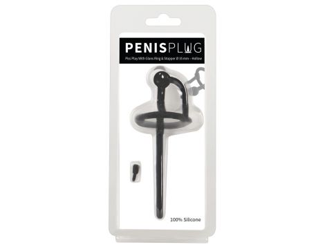 Penis plug silikonowy Penisplug z zatyczką 12,7 cm - 2