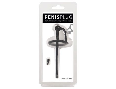 Penis plug silikonowy Penisplug z zatyczką 12,7 cm