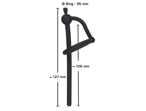 Penis plug silikonowy Penisplug z zatyczką 12,7 cm - 15