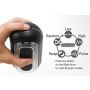 Masturbator Tenga Zero Flip Gravity z wibracją 18 cm - 8