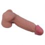 Dildo realistyczne Baile z przesuwaną skórą giętkie 22 cm przyssawka - 7