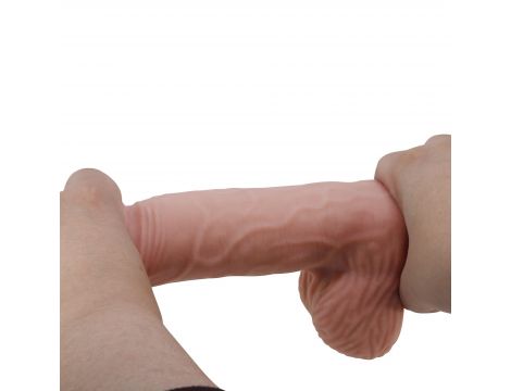 Dildo realistyczne Baile Sliding Skin giętkie z przyssawką 21 cm - 8