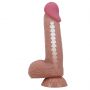 Dildo realistyczne Baile Sliding Skin giętkie z przyssawką 21 cm - 3
