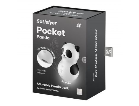 Stymulator łechtaczki Satisfyer Pocket Panda falami ciśnienia - 4
