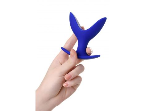 Korek analny ekspander ToDo Bloom niebieski M - 3