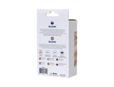 Korek analny ekspander ToDo Bloom niebieski M - 5