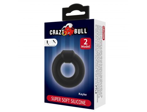 Pierścień erekcyjny super miękki silikonowy KAYKE Crazy Bull wodoodporny - 7