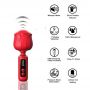 Wibrator Rose Magic silikonowy wodoodporny USB 12,5 cm - 4