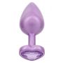 Diamond Heart Plug Large Purple - 2