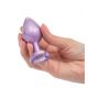 Diamond Heart Plug Large Purple - 5