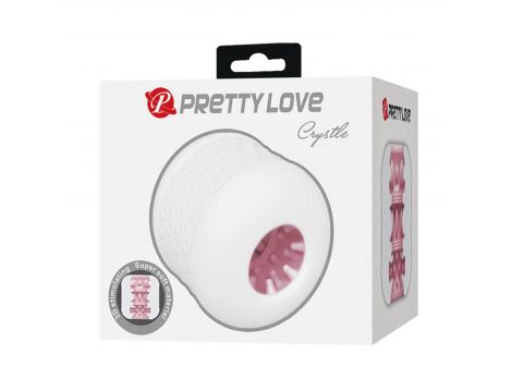 Masturbator dwustronny teksturowany Pretty Love Crystle - 8
