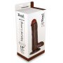 Dildo-FALLO REALISTICO REAL RAPTURE BROWN 10" - 2