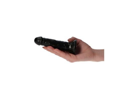Dildo realistyczne z przyssawką Toyz4lovers czarne 11,5 cm - 4